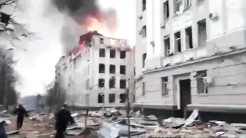 Xarkovda universitet binası raketlə vuruldu