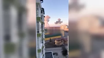İvano-Frankovskda aeroport raketlə vuruldu