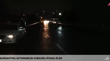 Avtomobilin vurduğu qadın HADİSƏ YERİNDƏ ÖLDÜ