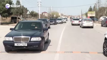 Bakıda bu yolda süni maneələr yaradılıb - yol polisi hərəkətə keçdi