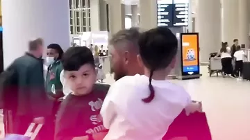 Pərviz 4 ay sonra övladları ilə görüşdü