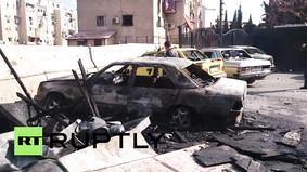 Не менее четырех человек погибли при взрыве заминированного автомобиля в Дамаске