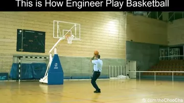 Как инженер играет в баскетбол
