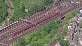 Великобритания: забастовка железнодорожников