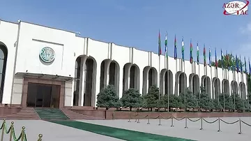 President Ilham Aliyev arrives in Uzbekistan for state visit (AZERTAC)
