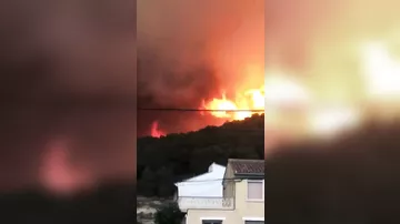Сильнейшие пожары в Испании 3