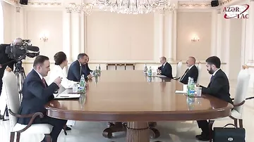 President Ilham Aliyev receives CEO of bp Bernard Looney (AZERTAC)