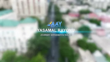 Yasamal rayonunda Zivərbəy Əhmədbəyov küçəsi təmir edilir