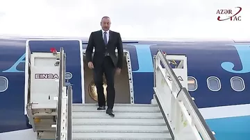 President Ilham Aliyev arrives in Italy for working visit
