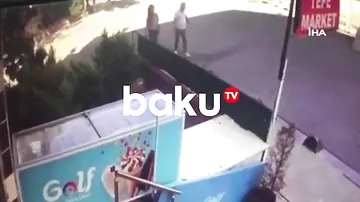 Kişi yük maşınını həyat yoldaşını təqib edən şəxsə çırpdı