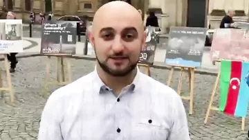 Praqada Ermənistanın müharibə cinayətləri ilə bağlı sərgi-aksiya təşkil edilib