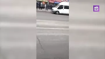 В России в торговом центре вспыхнул пожар