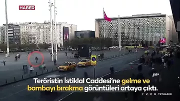 Suriyalı qadın İstanbulda bombanı belə qoyub - Yeni görüntülər