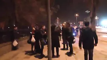 Первые минуты после мощного взрыва в Анкаре