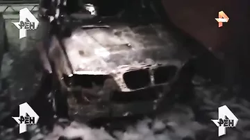 Москвич устроил самосожжение в BMW X5 после ссоры с женой