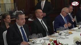 Azərbaycan Prezidentinin şərəfinə Serbiya Prezidenti tərəfindən rəsmi lanç verilib (AZƏRTAC)