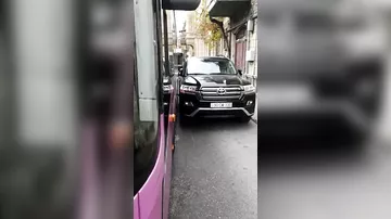 Marşrut avtobusları “Sovetski”də ilişib qaldı