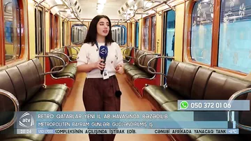Retro qatarlar yeni il ab-havasında bəzədilib