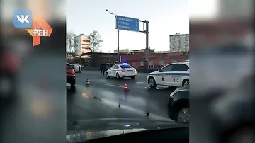Автомобиль перевернулся на Ярославском шоссе у Королева