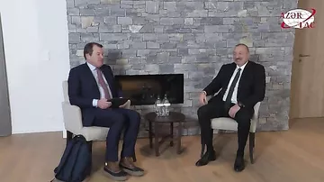 Prezident İlham Əliyevin Davosda Avropa Yenidənqurma və İnkişaf Bankının birinci vitse-prezidenti ilə görüşü olub (AZƏRTAC)