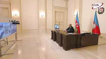 Prezident İlham Əliyev Türkiyənin milli təhsil nazirini və TBMM-in bir qrup üzvünü videokonfrans formatında qəbul edib (AZƏRTAC)
