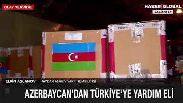 Birinci xanım Mehriban Əliyevanın göstərişi ilə göndərilən humanitar yardım Qaziantepə çatıb