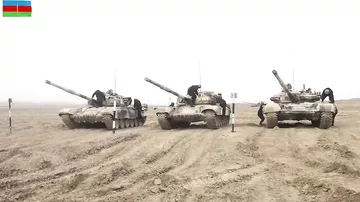 Tank bölmələrinin döyüş hazırlığı yoxlanılıb