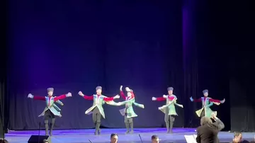 Российский коллектив "Морошка" представил азербайджанские песни и танцы (1)