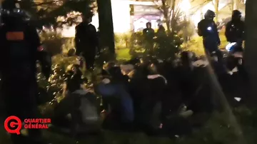 Жестокость полиции и массовые аресты в Париже 3