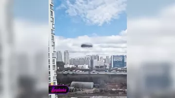 Moskva səmasında naməlum qara halqa peyda oldu