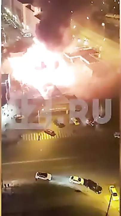 В Химках загорелся фермерский рынок