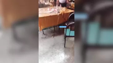 Azərbaycanda leysan yağış toyu yarıda dayandırdı