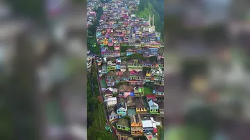 Деревня Бутух - самая высокая деревня в Центральной Яве, Индонезия