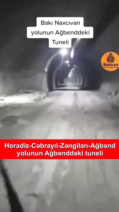 Bakı-Naxçıvan yolunun Ağbənddəki tuneli