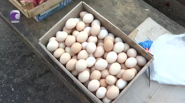 Bazarda möhürsüz yumurtalar satılır