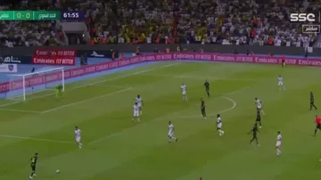 Гол Карима Бенземы за «Аль-Иттихад» в матче Кубка арабских чемпионов против тунисского «Сфаксьена»