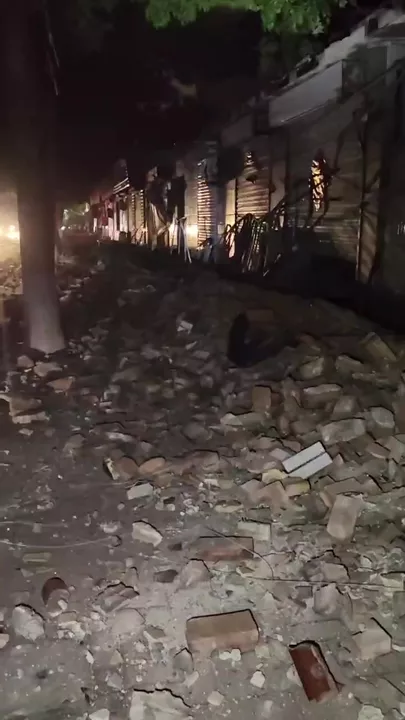 Последствия землетрясения в Китае