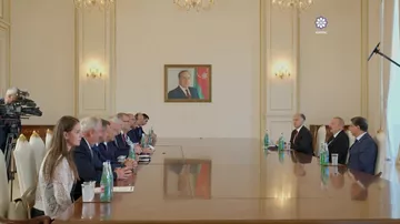 Prezident İlham Əliyev Slovakiya parlamenti sədrinin rəhbərlik etdiyi nümayəndə heyətini qəbul edib (AZƏRTAC)