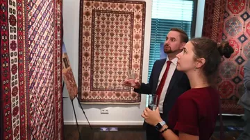 Выставка азербайджанских ковров в Берлине