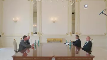 Prezident İlham Əliyev Beynəlxalq Astronavtika Federasiyasının prezidentini qəbul edib