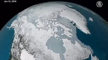 Таяние арктических льдов обеспокоило НАСА