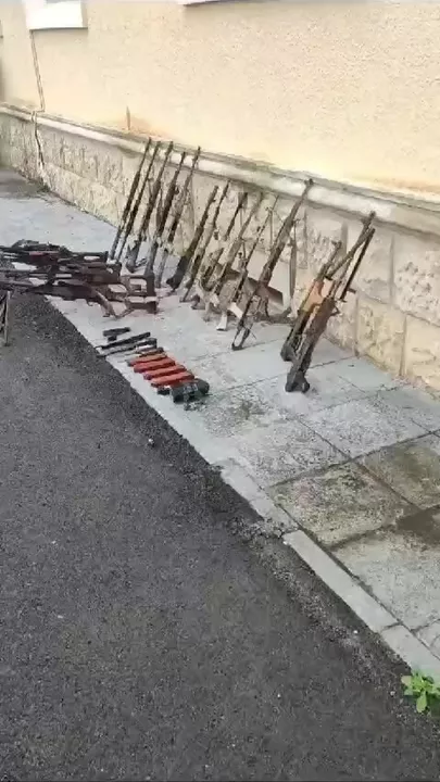 Брошенные армянами оружие и боеприпасы найдены в Физули