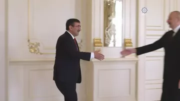 Prezident İlham Əliyev Türkiyənin vitse-prezidenti Cevdet Yılmaz ilə görüşüb
