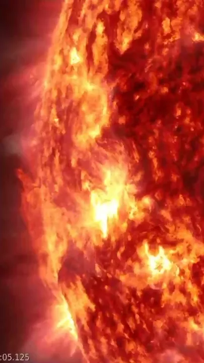 Сильнейшее извержение на краю Солнца