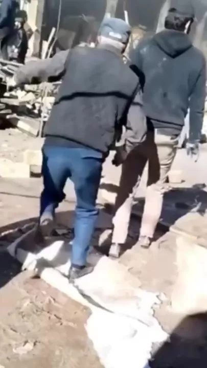 Binəqədidəki partlayışdan sonra lentə alınan ilk görüntülər