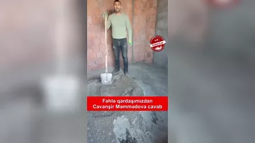 Fəhlə Cavanşir Məmmədovun CAVABINI VERDİ