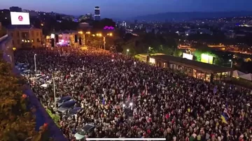 В Тбилиси проходит масштабная акция протеста - 1