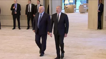 Prezident İlham Əliyevin adından Prezident Aleksandr Lukaşenkonun şərəfinə “Gülüstan” sarayında dövlət ziyafəti verilib