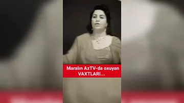 Maral Tahirqızının AZTV-dəki görüntüləri yayıldı