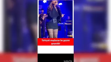 Türkiyəli müğənninin səhnə geyimi DİQQƏT ÇƏKDİ